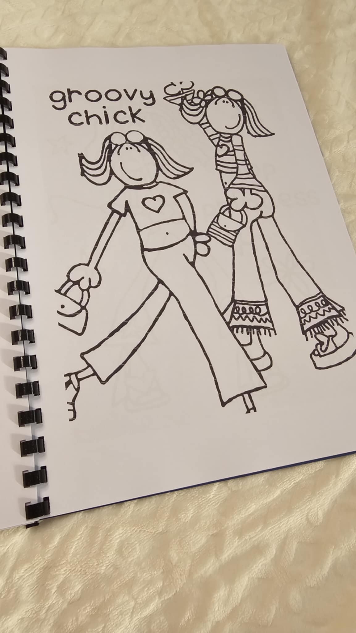 Groovy Chick Colouring Book