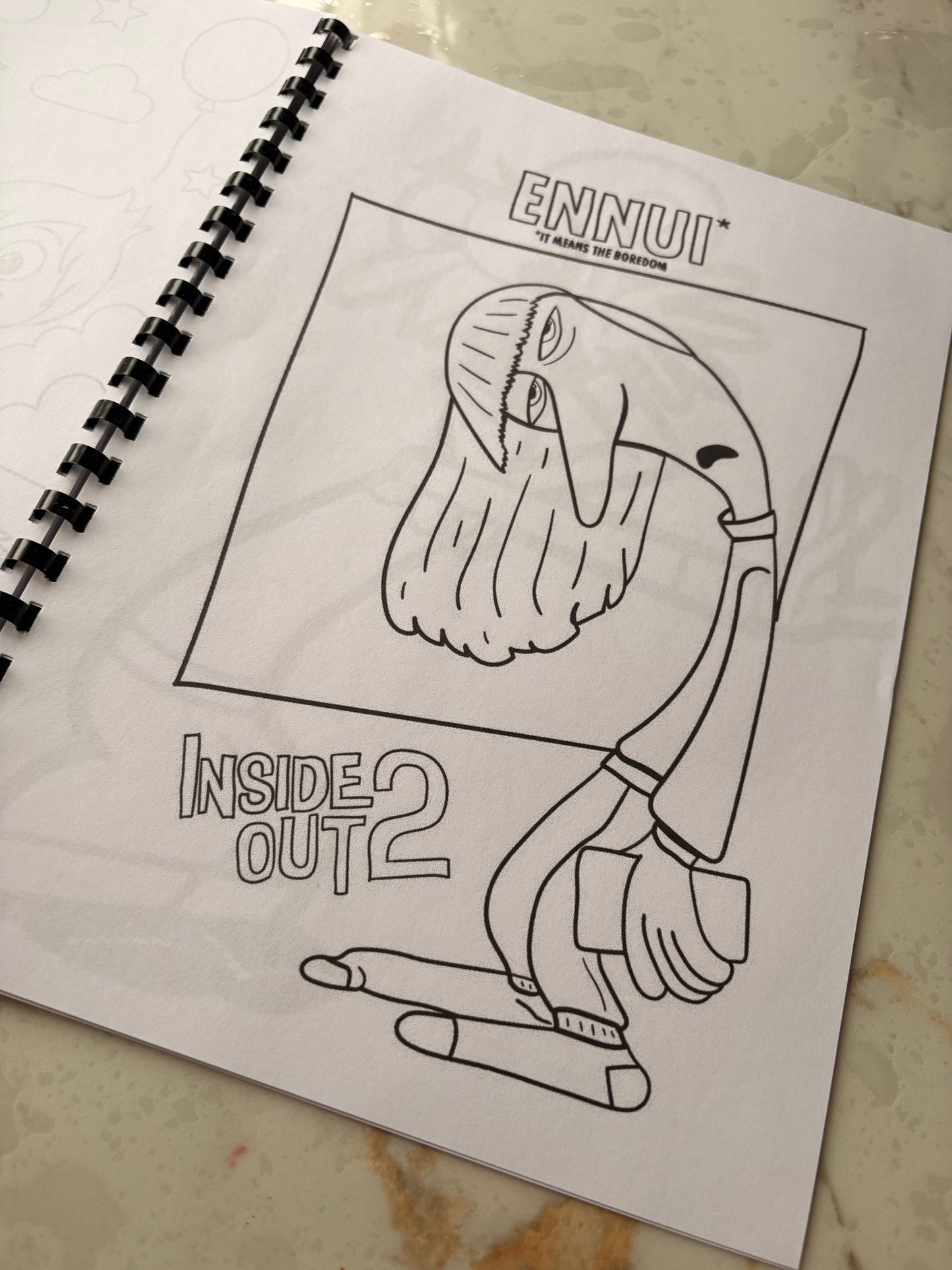 Inside Out Colouring Book