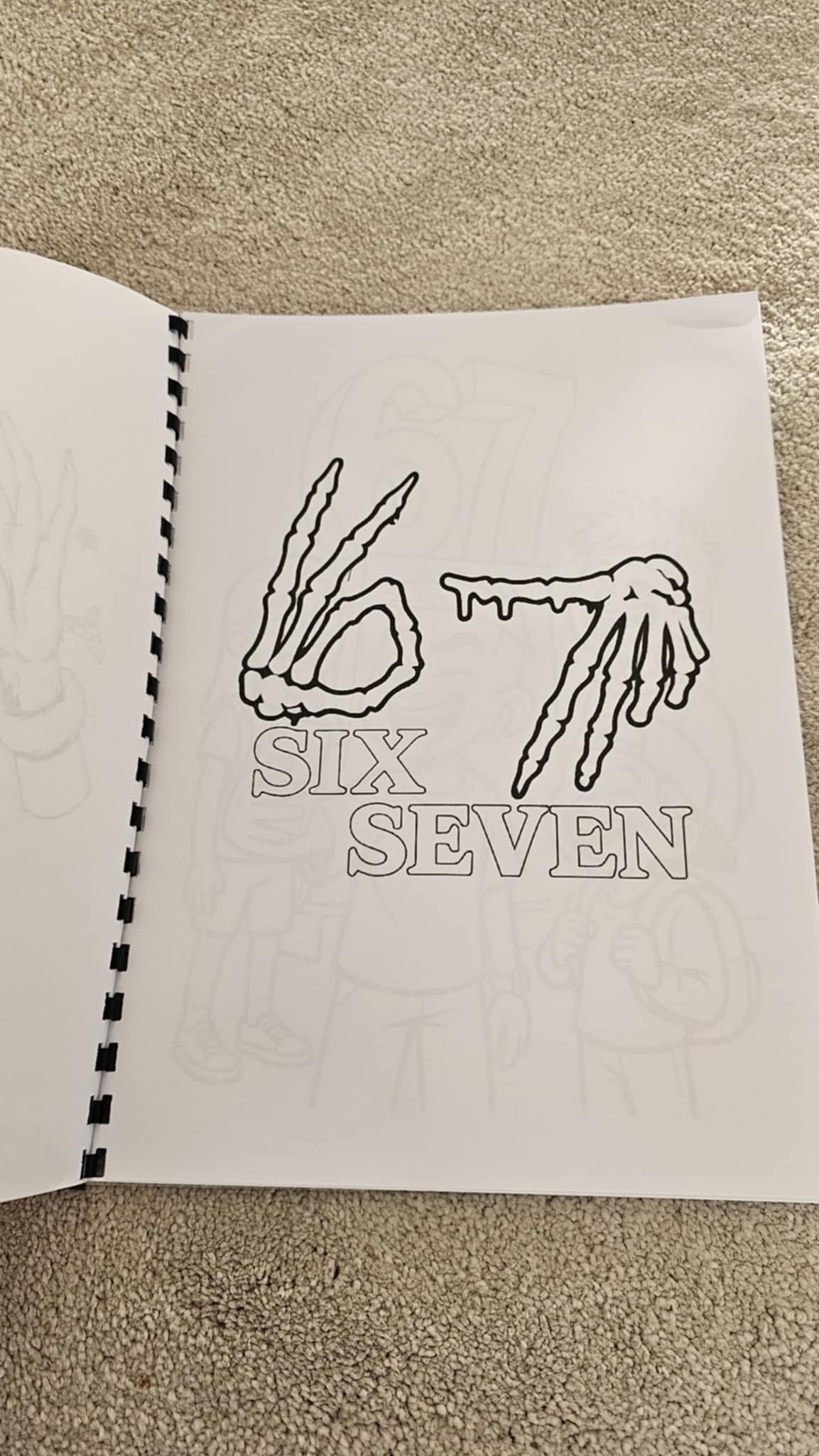 67 Viral Phrase Colouring Book