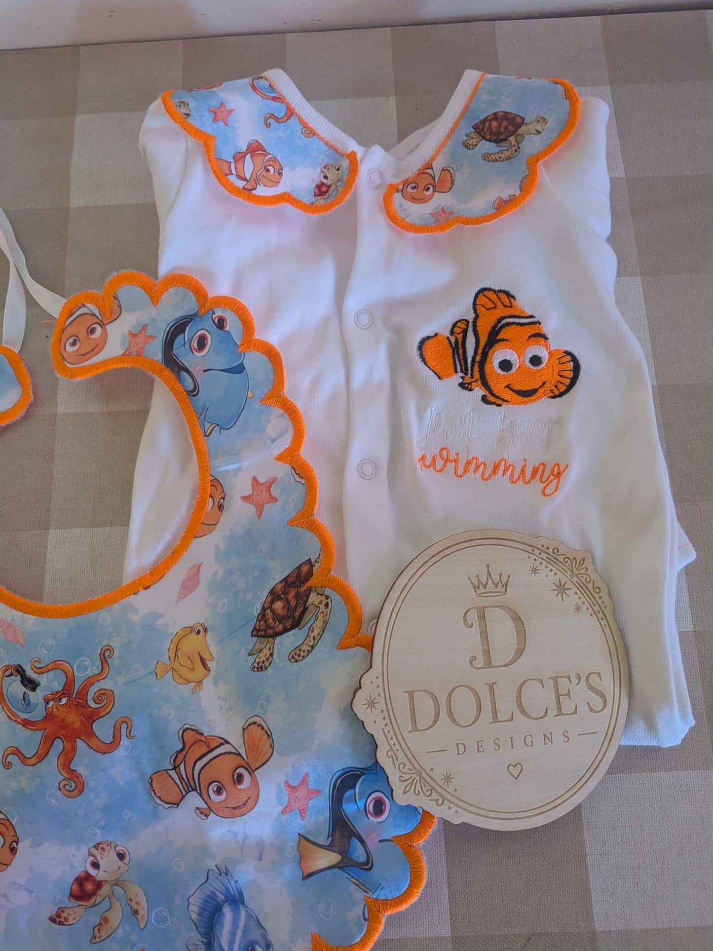 Finding Nemo Inspired Baby Set