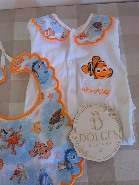 Finding Nemo Inspired Baby Set