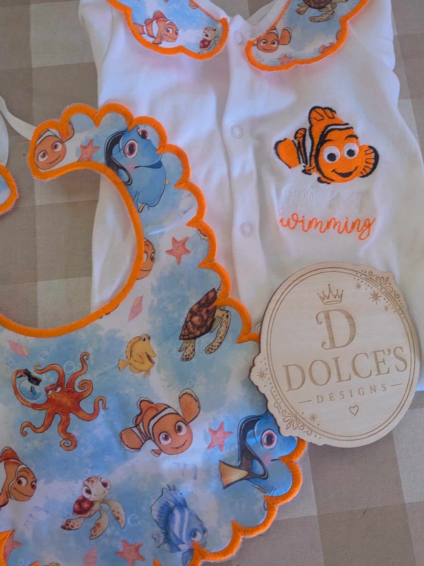 Finding Nemo Inspired Baby Set