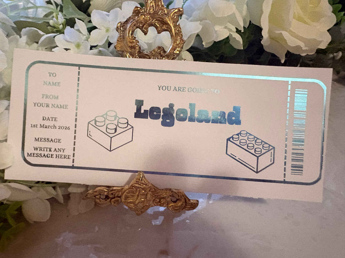 Personalised Days Out Foil Ticket