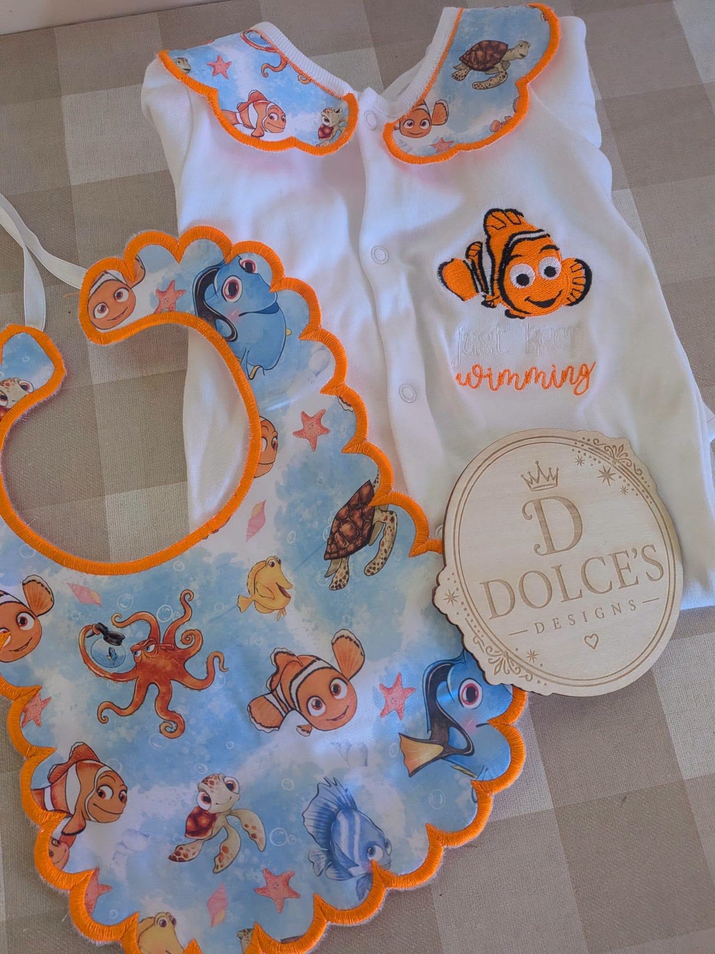 Finding Nemo Inspired Baby Set