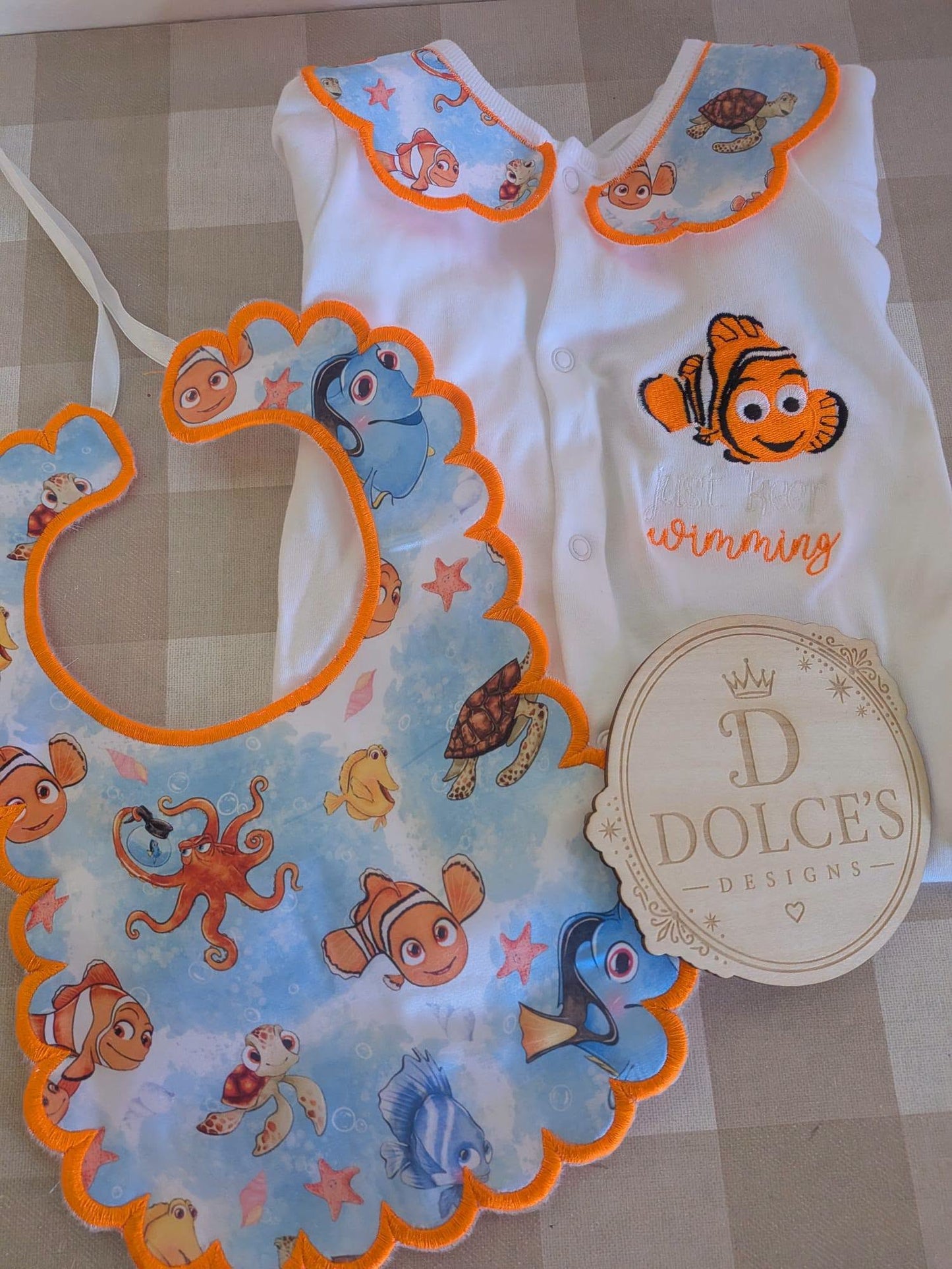 Finding Nemo Inspired Baby Set