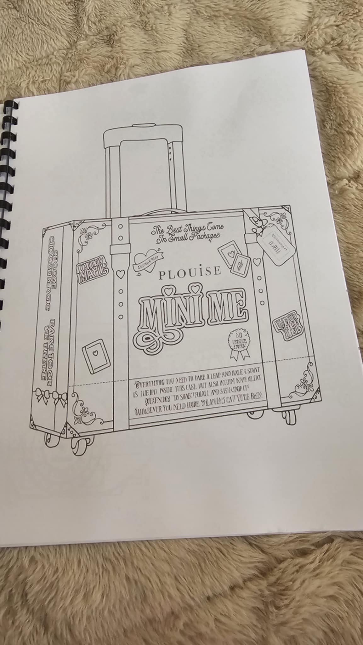 Juicy Drip P Louise Colouring book