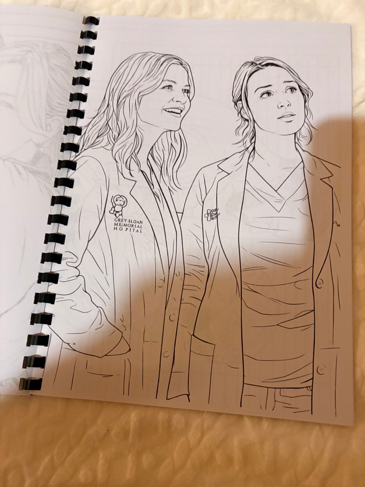 🩺 Medical Drama Inspired Colouring Book | Surgeon & Hospital Theme | A4 Adult Colouring Book