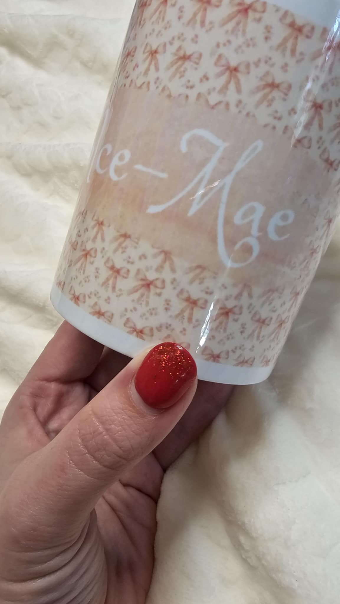 Personalised Pretty Bow Mug