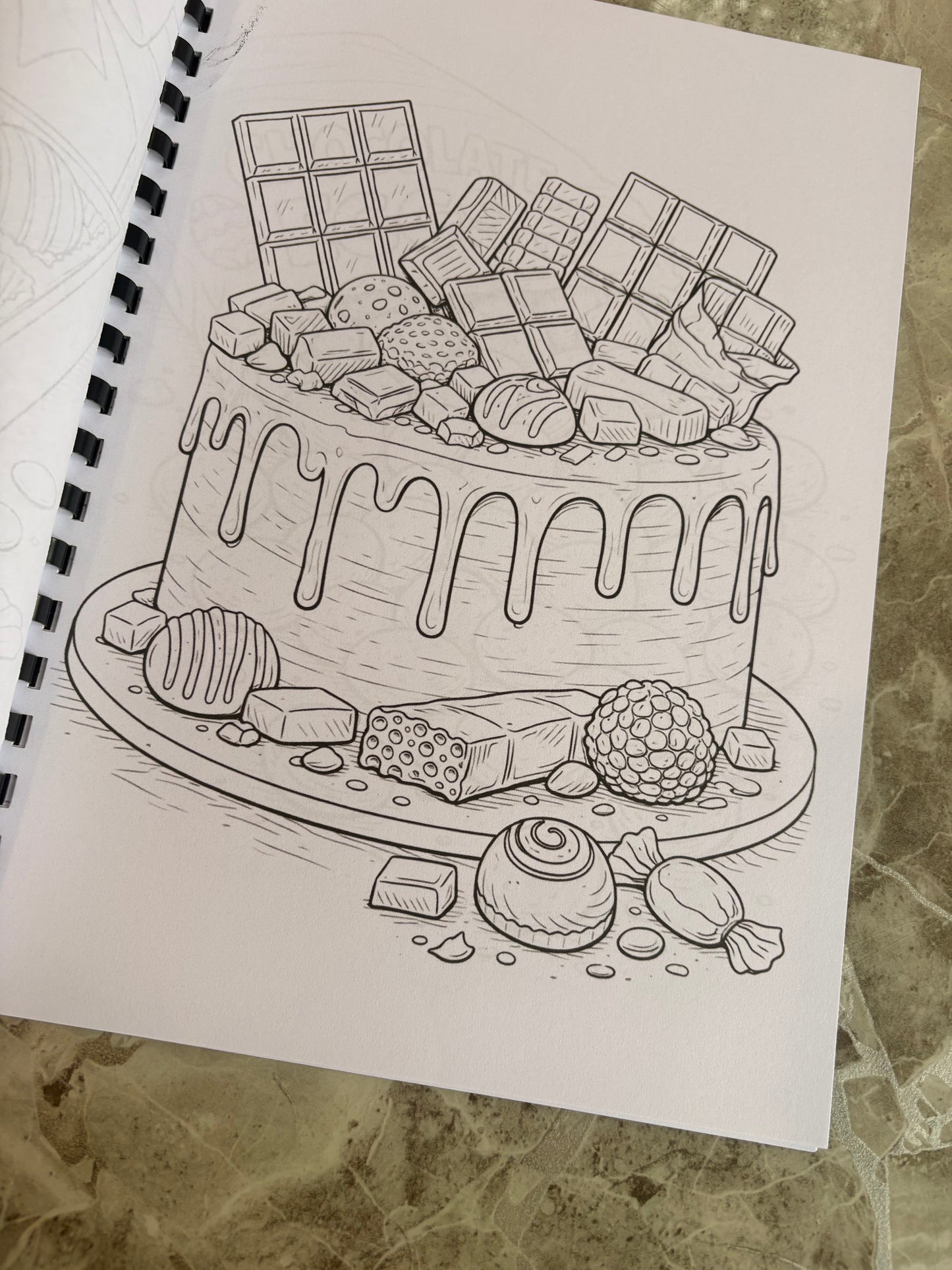 Chocolate Lovers Colouring Book 🍫