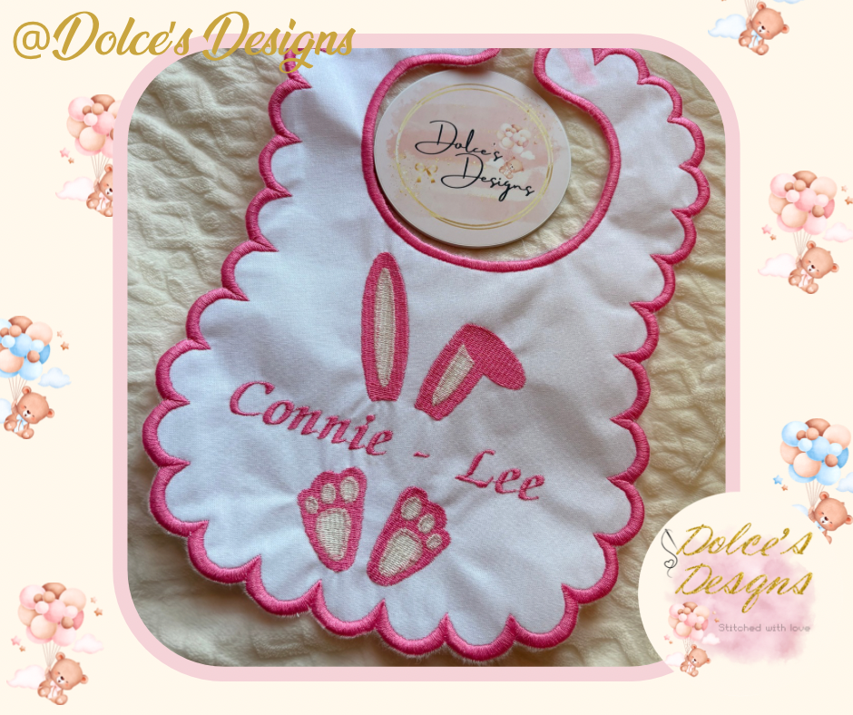 Cute Easter Handmade Bib