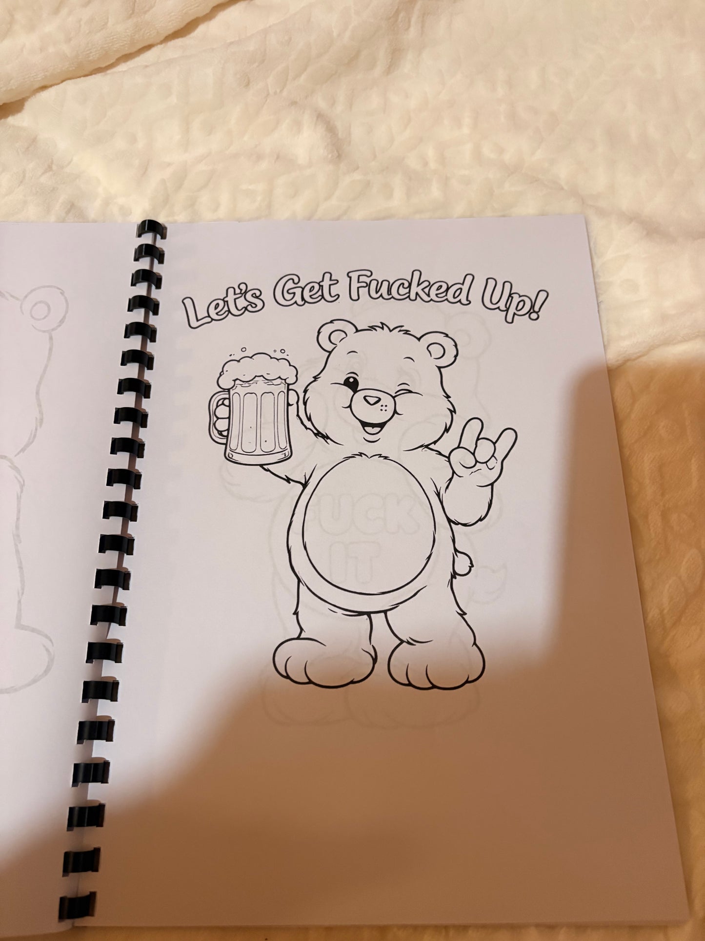 🧸 Swear Bears Colouring Book | Retro Bear Inspired Adult Colouring Book