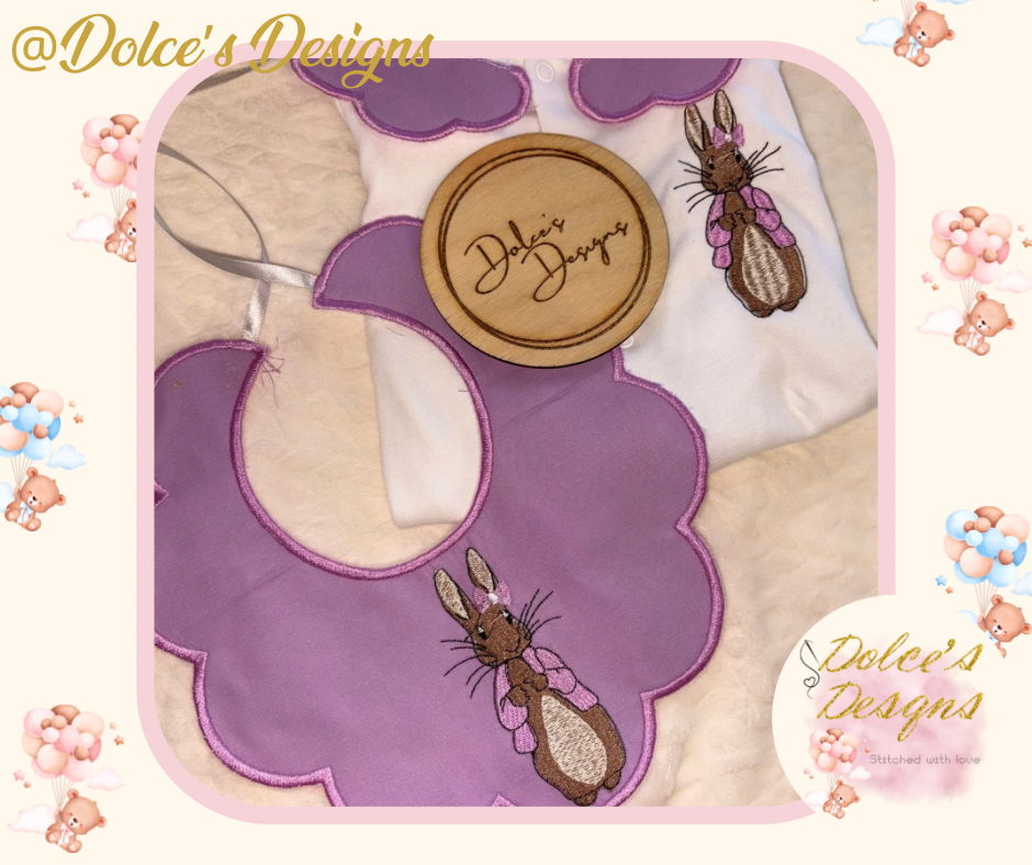 Flopsy Bunny Lilac Baby Set