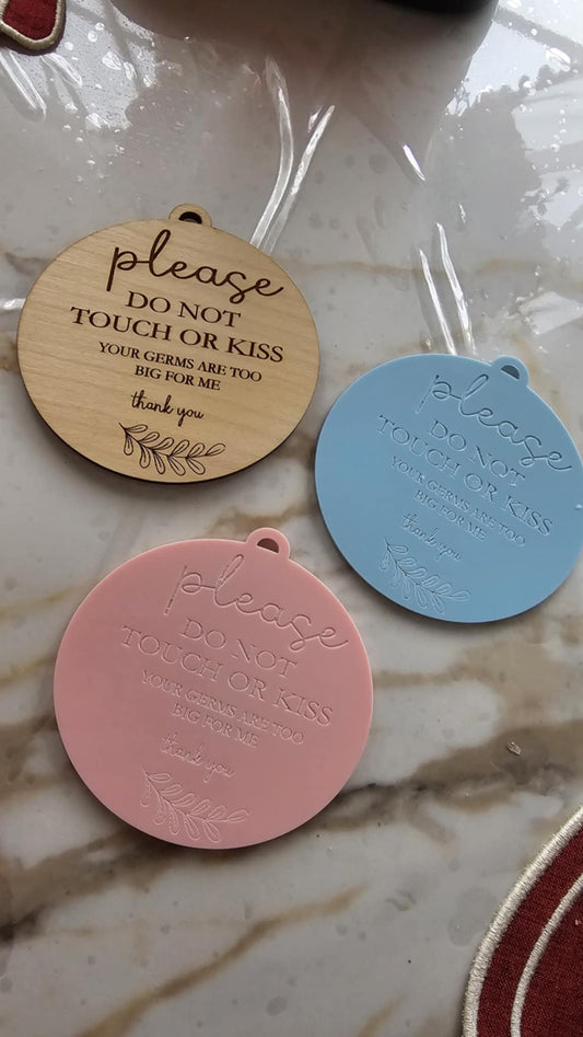 Please Don't Touch Hangers - MDF or Acyrlic