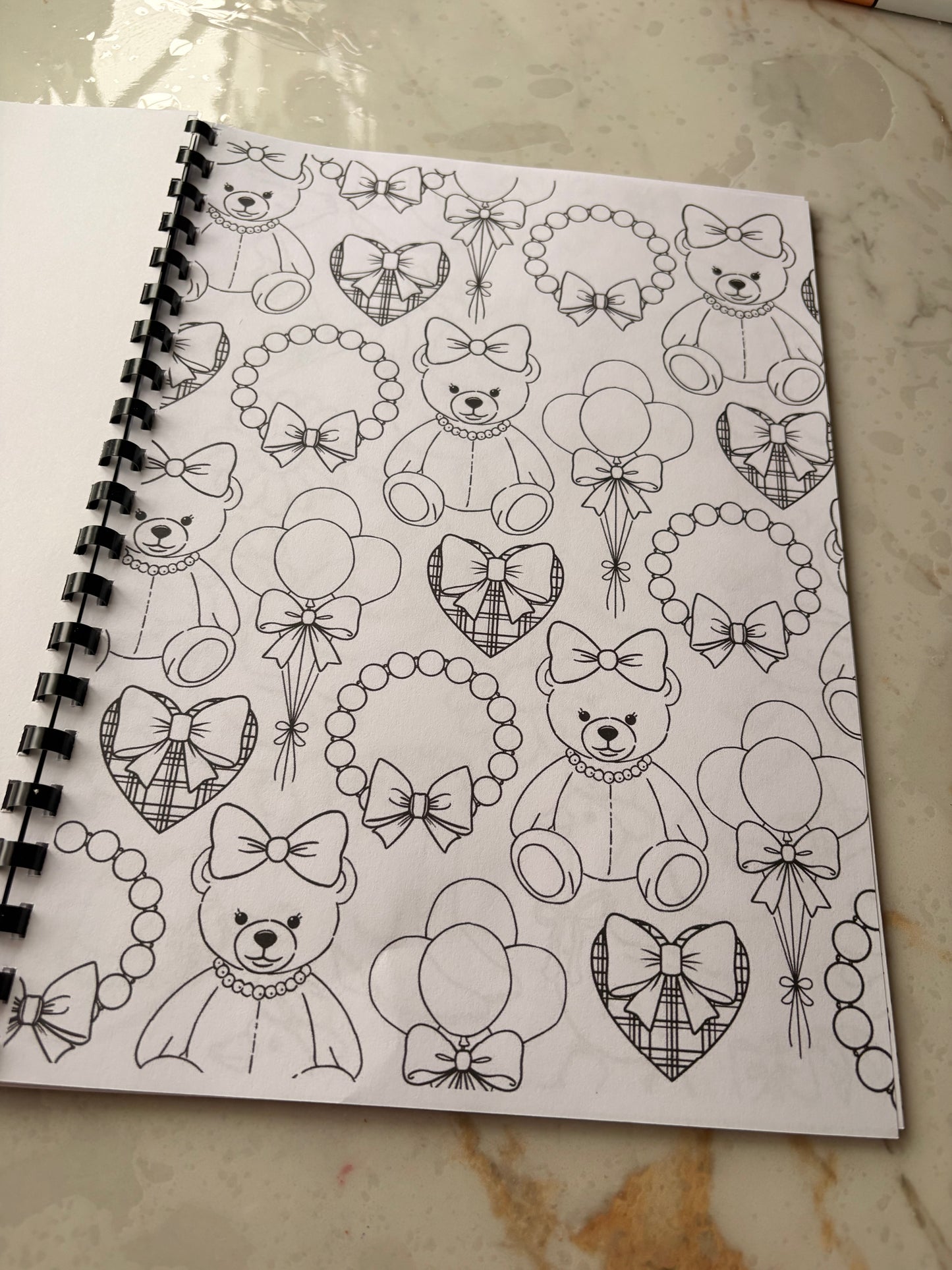 Bows & Coquette Colouring Book