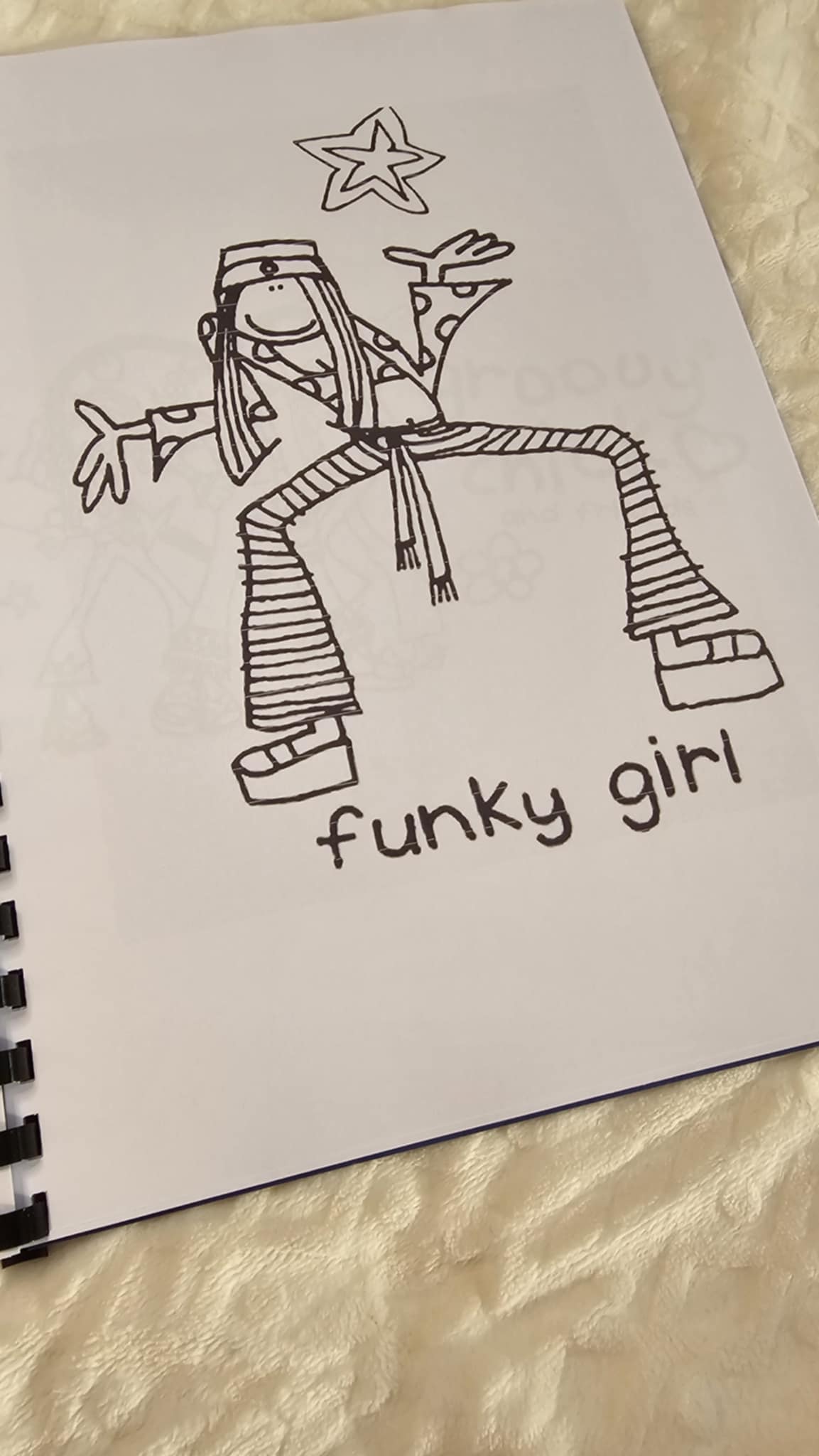 Groovy Chick Colouring Book