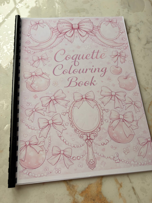 Bows & Coquette Colouring Book