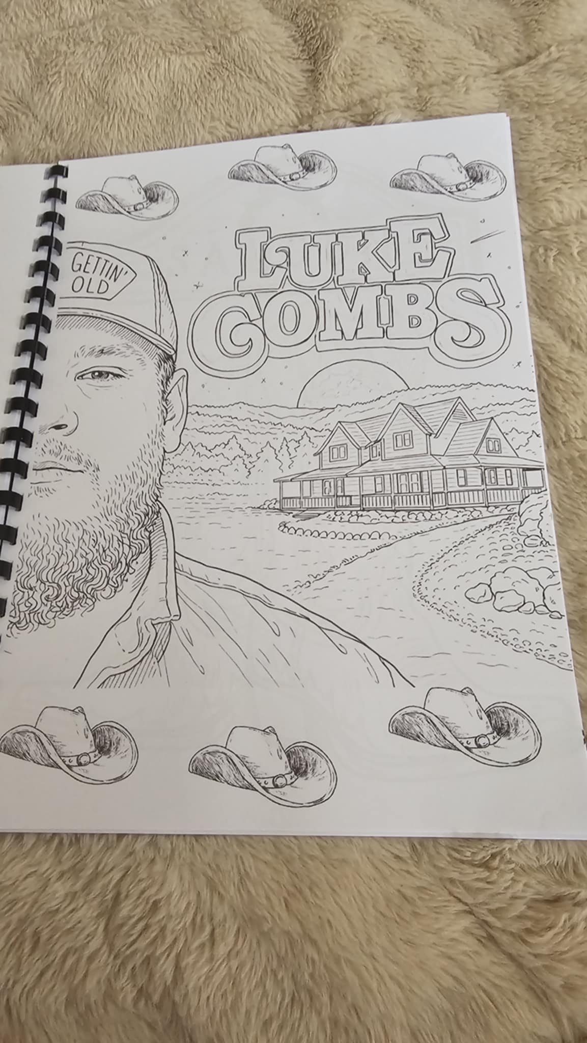 Country Music Colouring Book