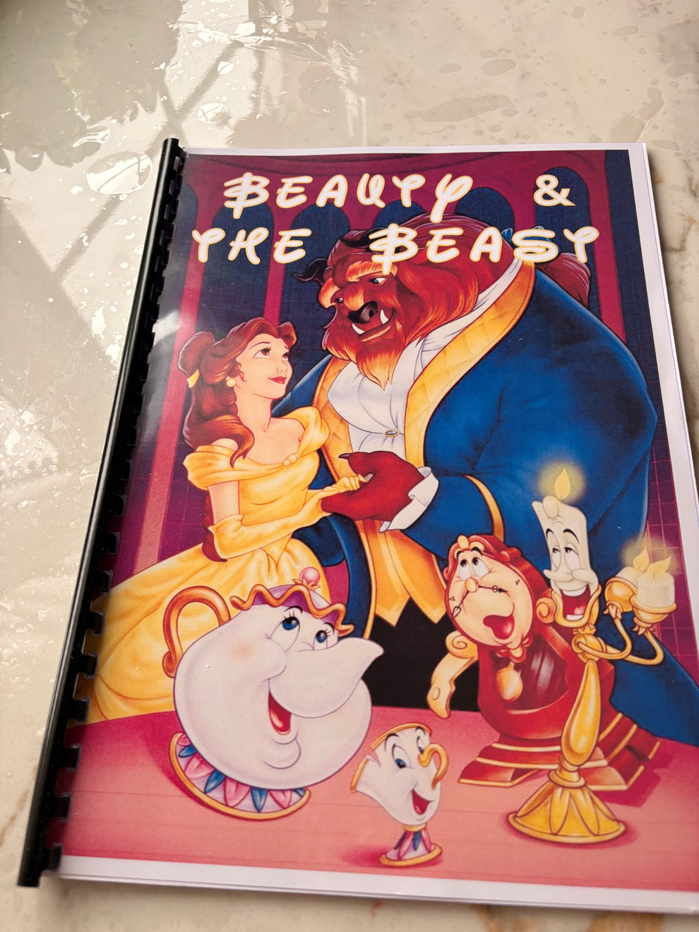 Beauty and the Beast Colouring Book
