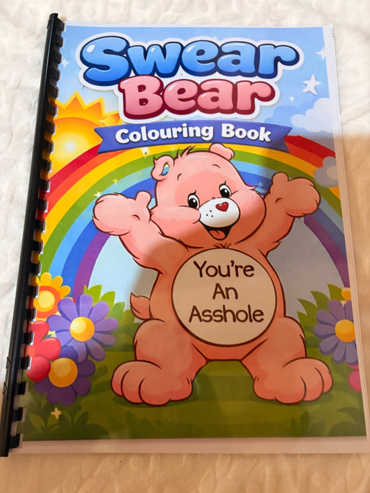 🧸 Swear Bears Colouring Book | Retro Bear Inspired Adult Colouring Book