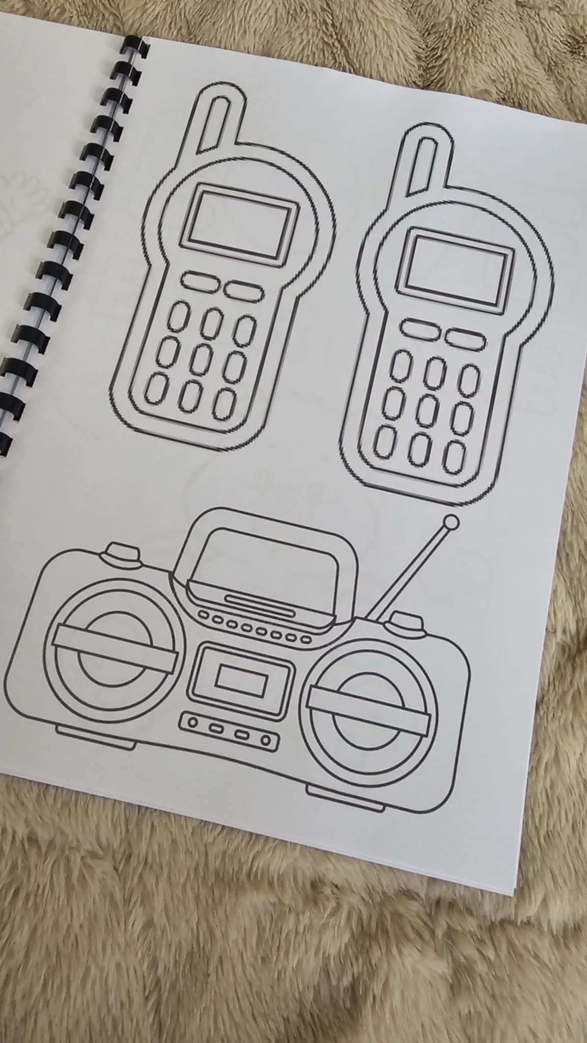 80s Retro Colouring Book