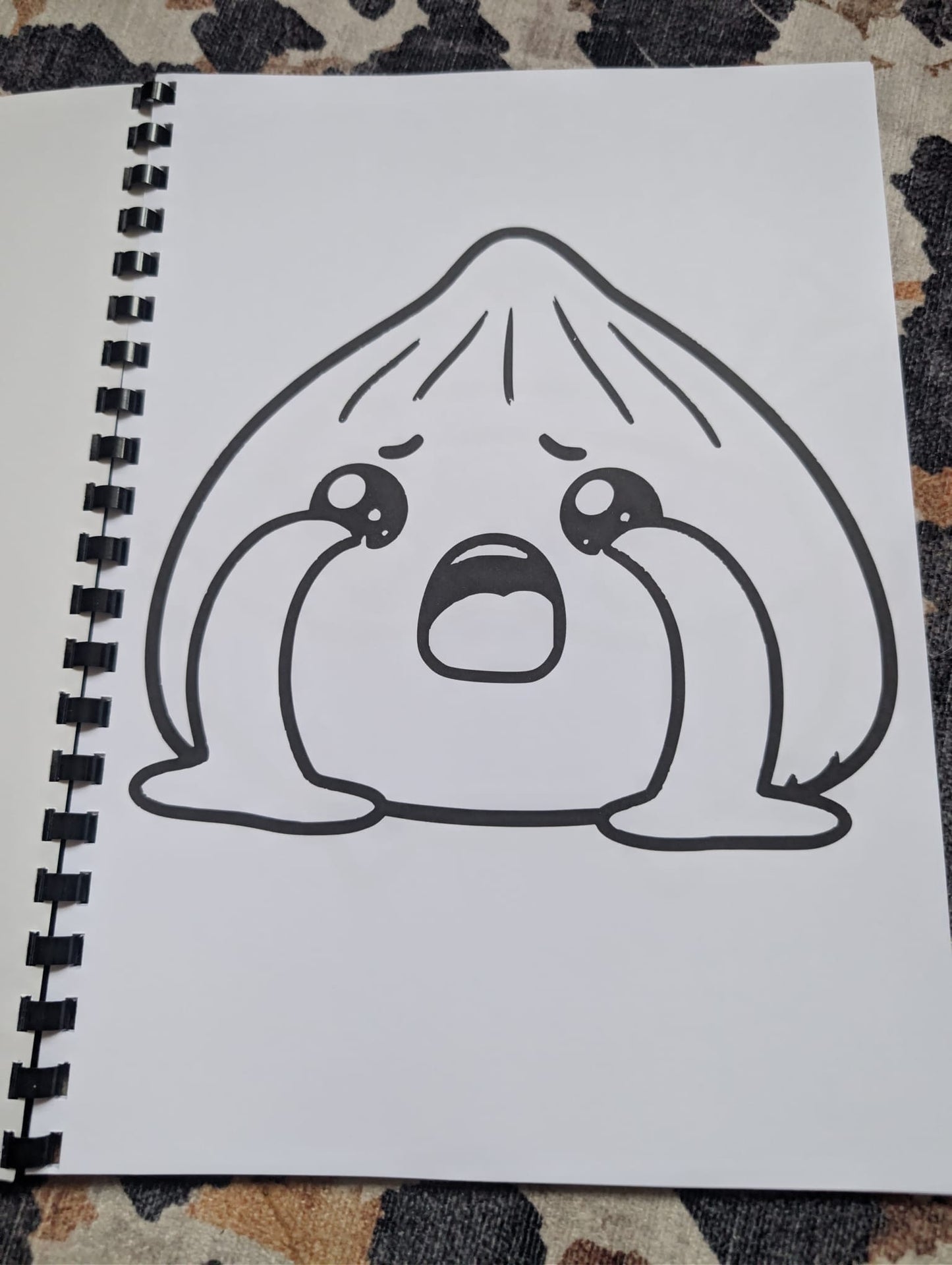 Dumpling Colouring Book – Cute Food Colouring Book for Kids & Adults