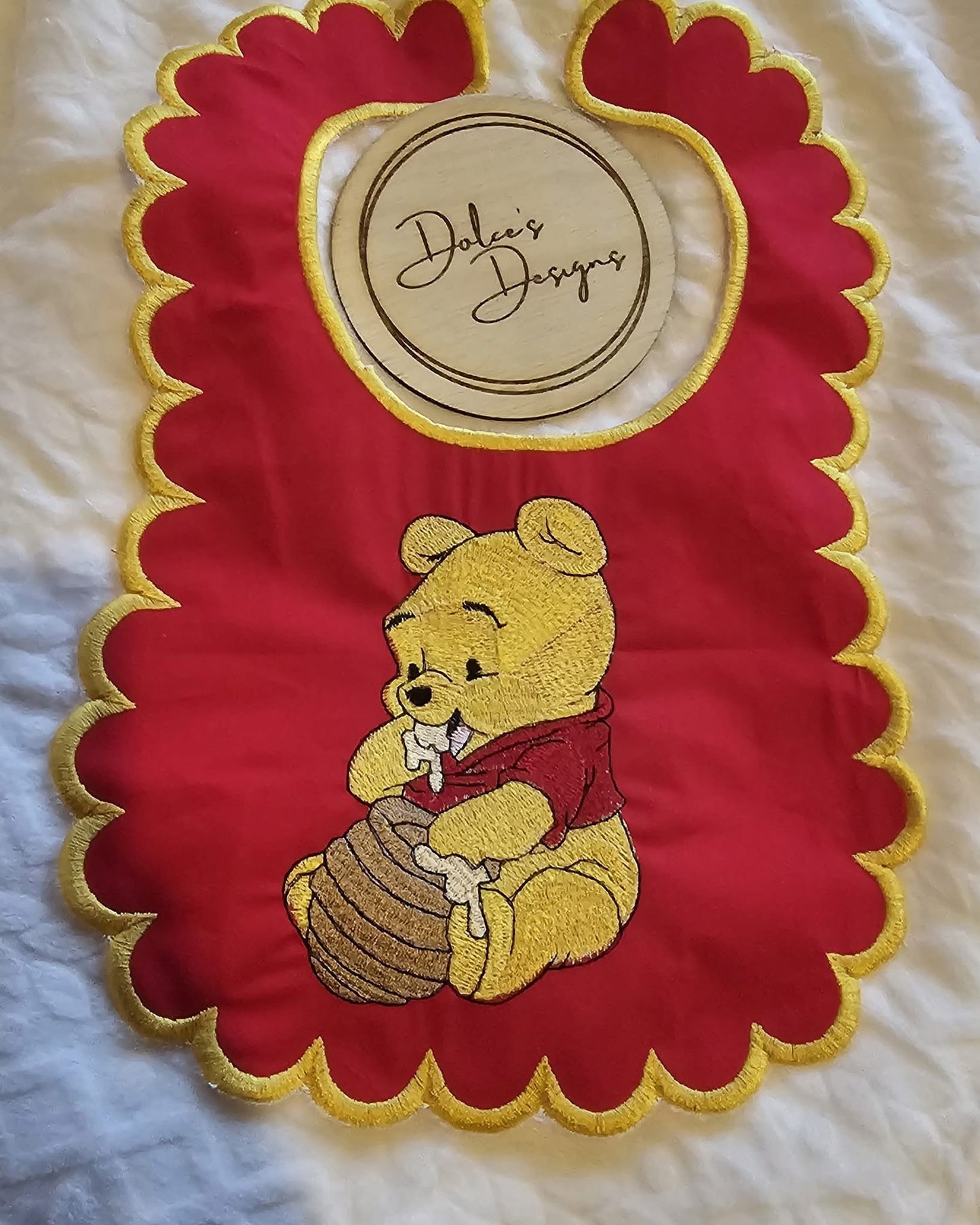 Winnie the Pooh Handmade bib