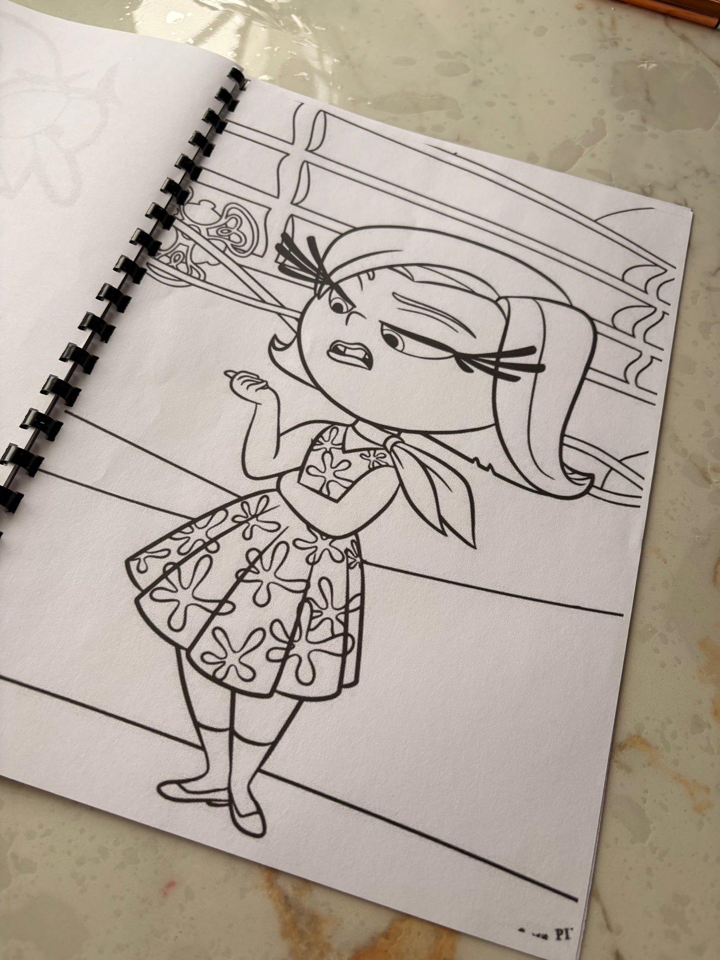Inside Out Colouring Book