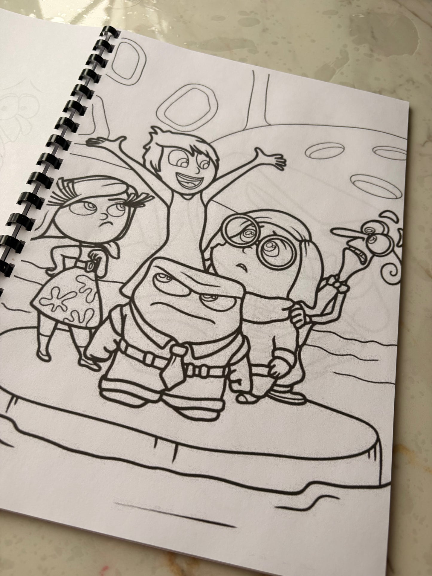 Inside Out Colouring Book