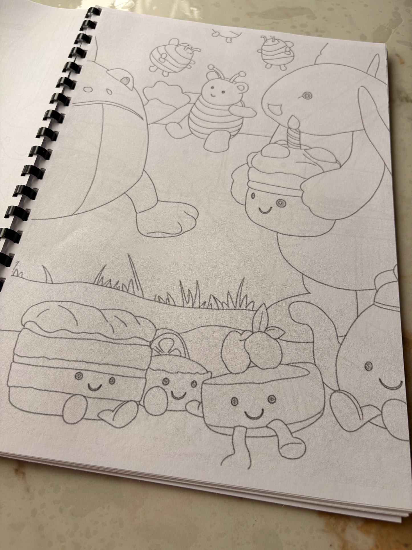 Jellycat Scene Colouring Book