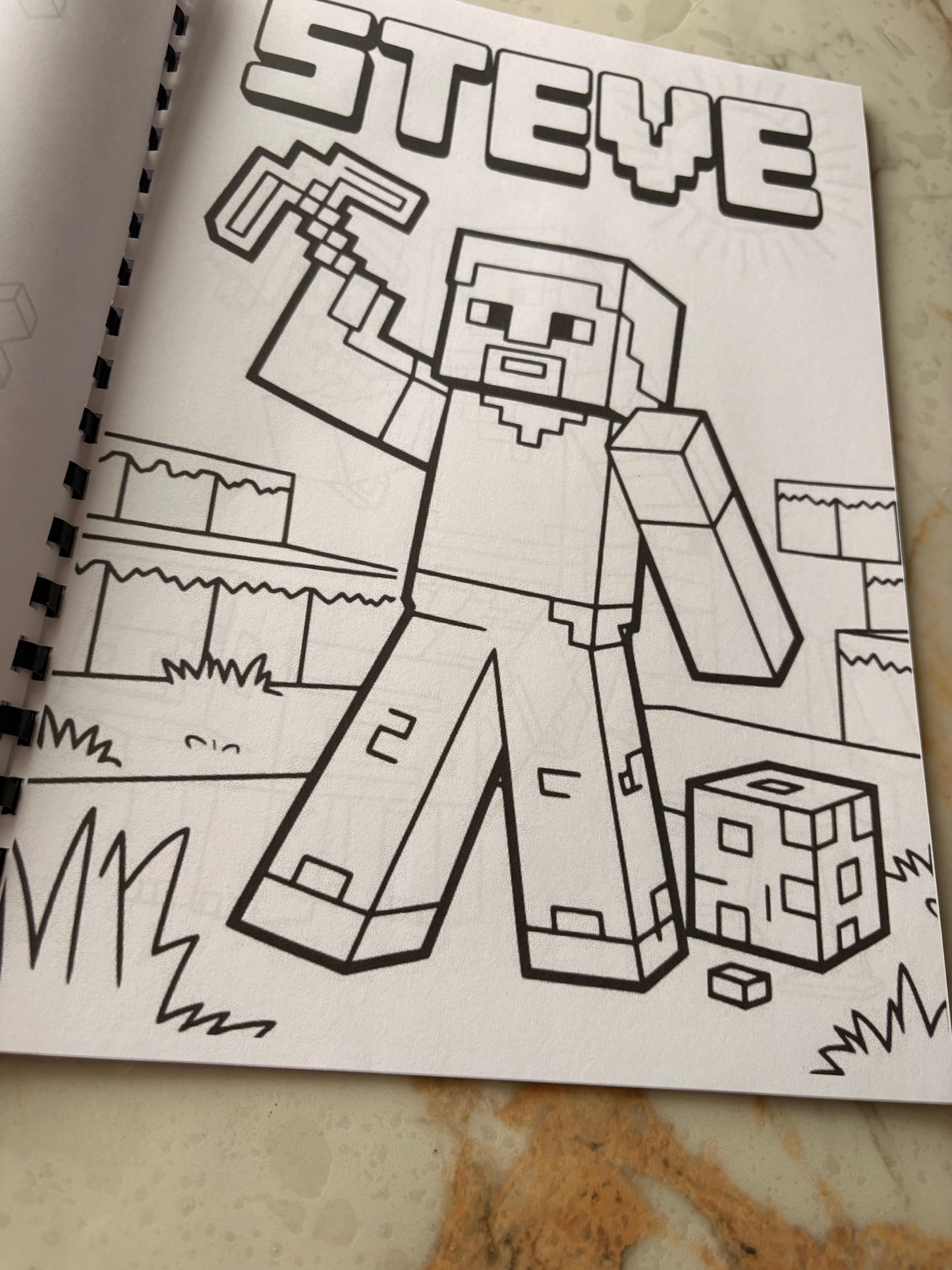 Minecraft Colouring Book