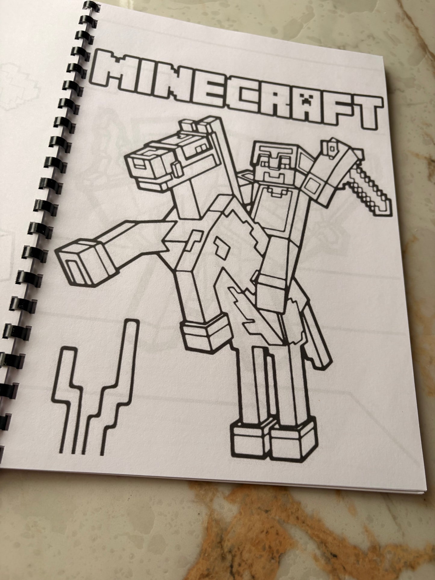 Minecraft Colouring Book