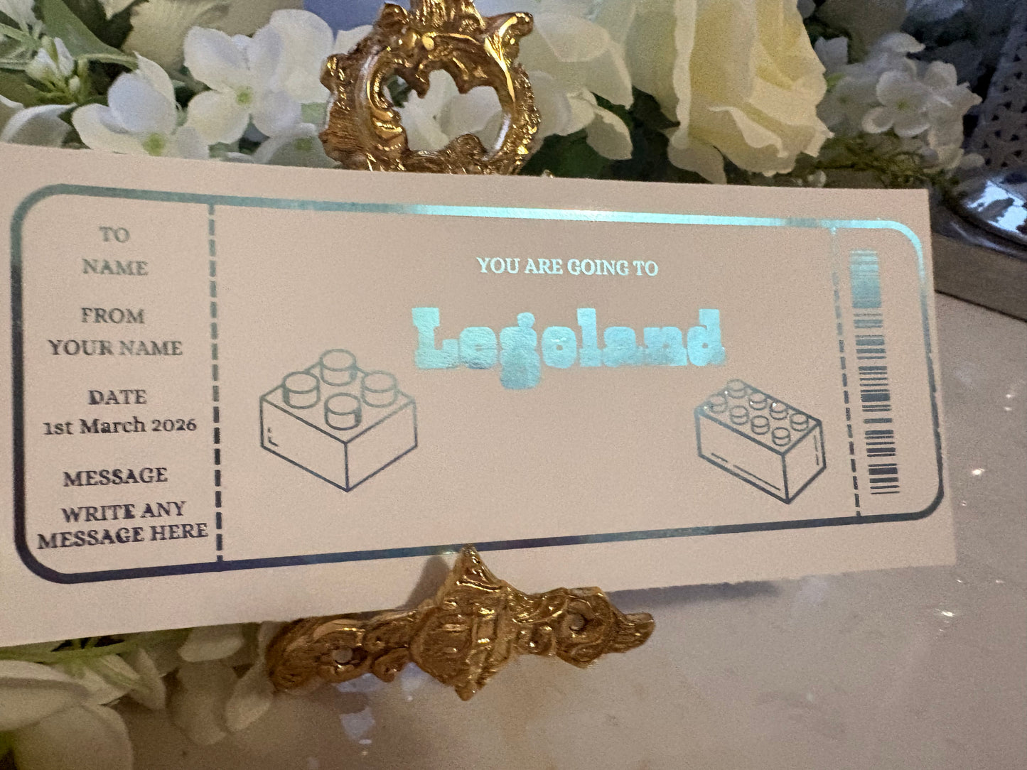 Personalised Days Out Foil Ticket