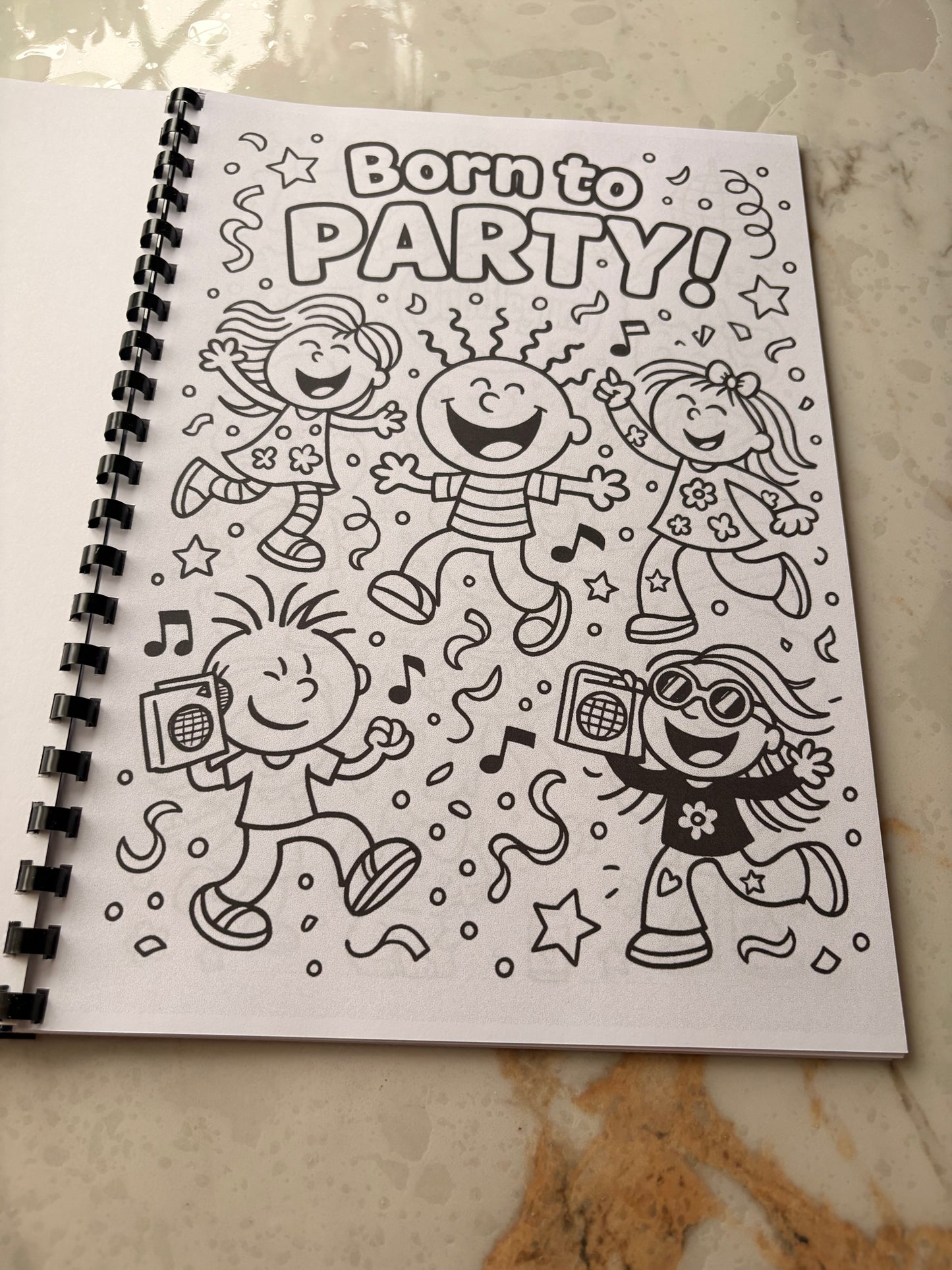 Bubblegum 90s Cartoon Colouring Book