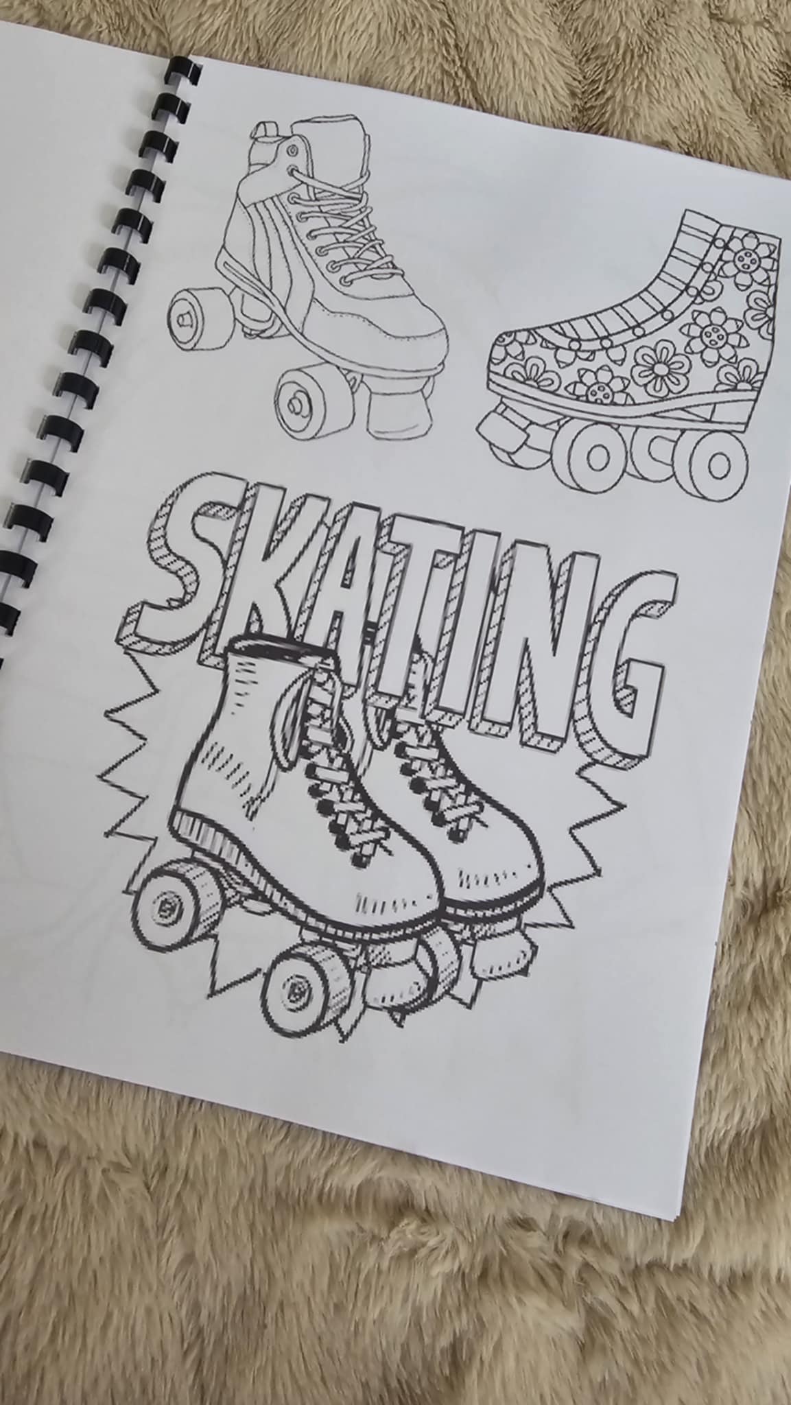 80s Retro Colouring Book