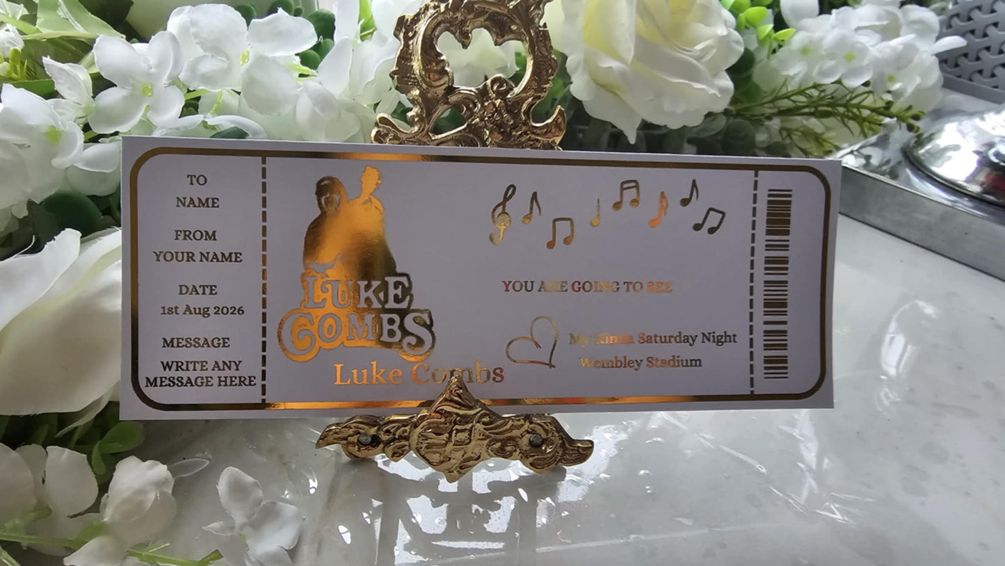 Luke Combs Ticket Gift