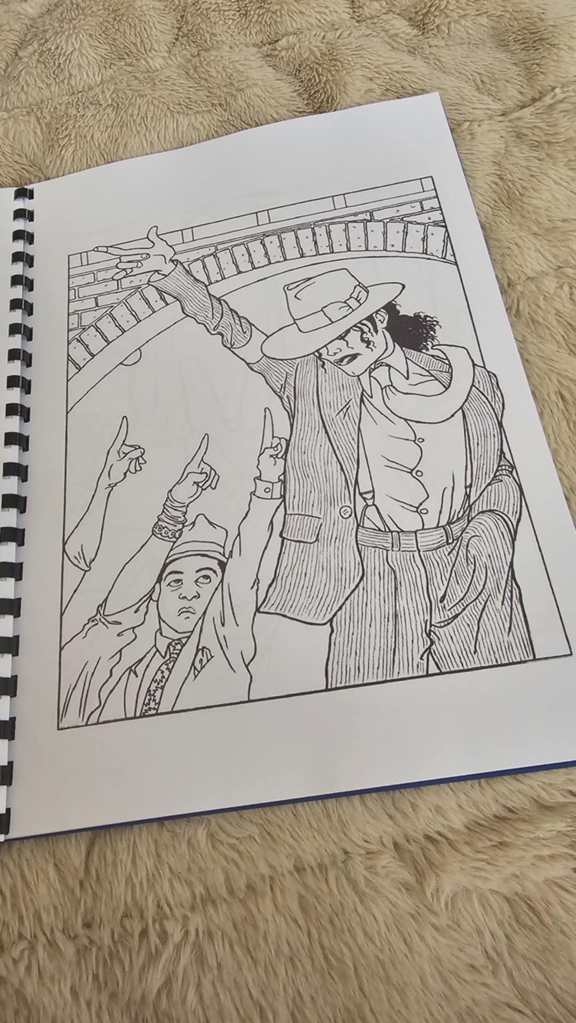 Micheal Jackson Colouring Book