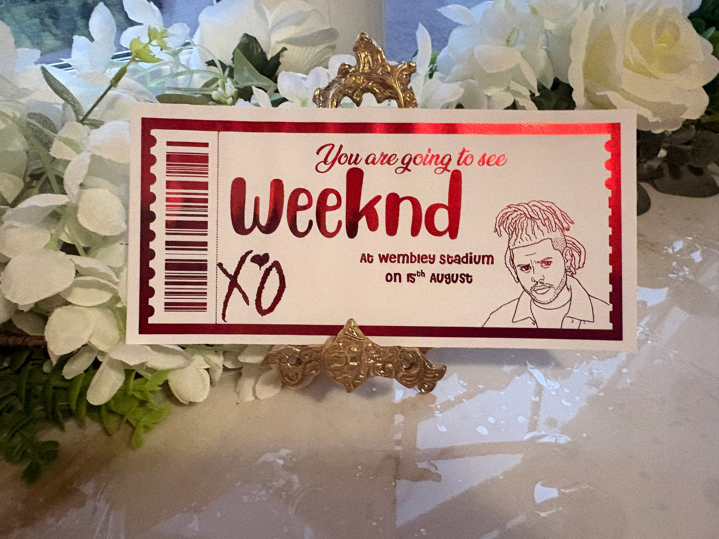 Weeknd Concert Ticket Gift