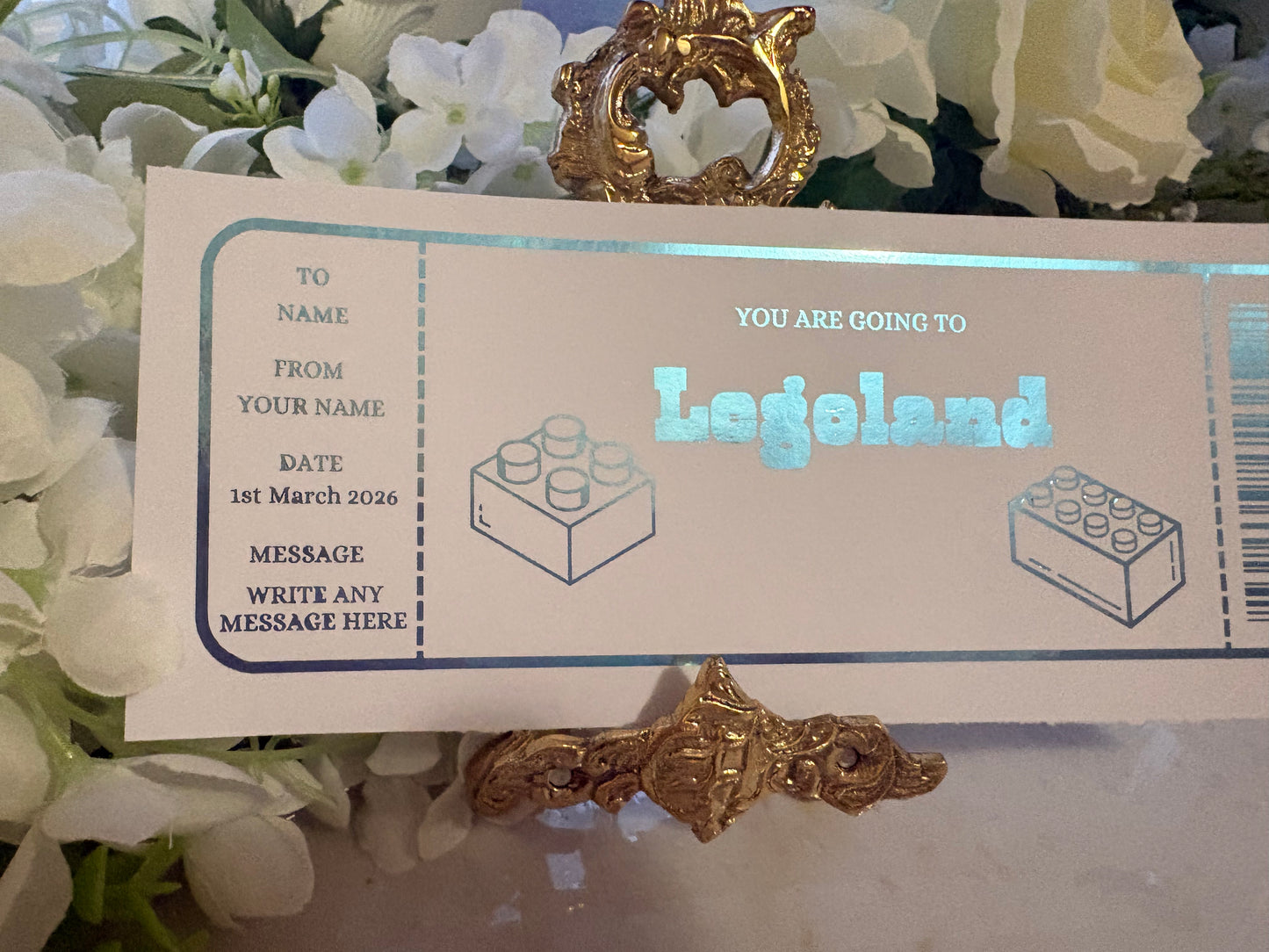 Personalised Days Out Foil Ticket