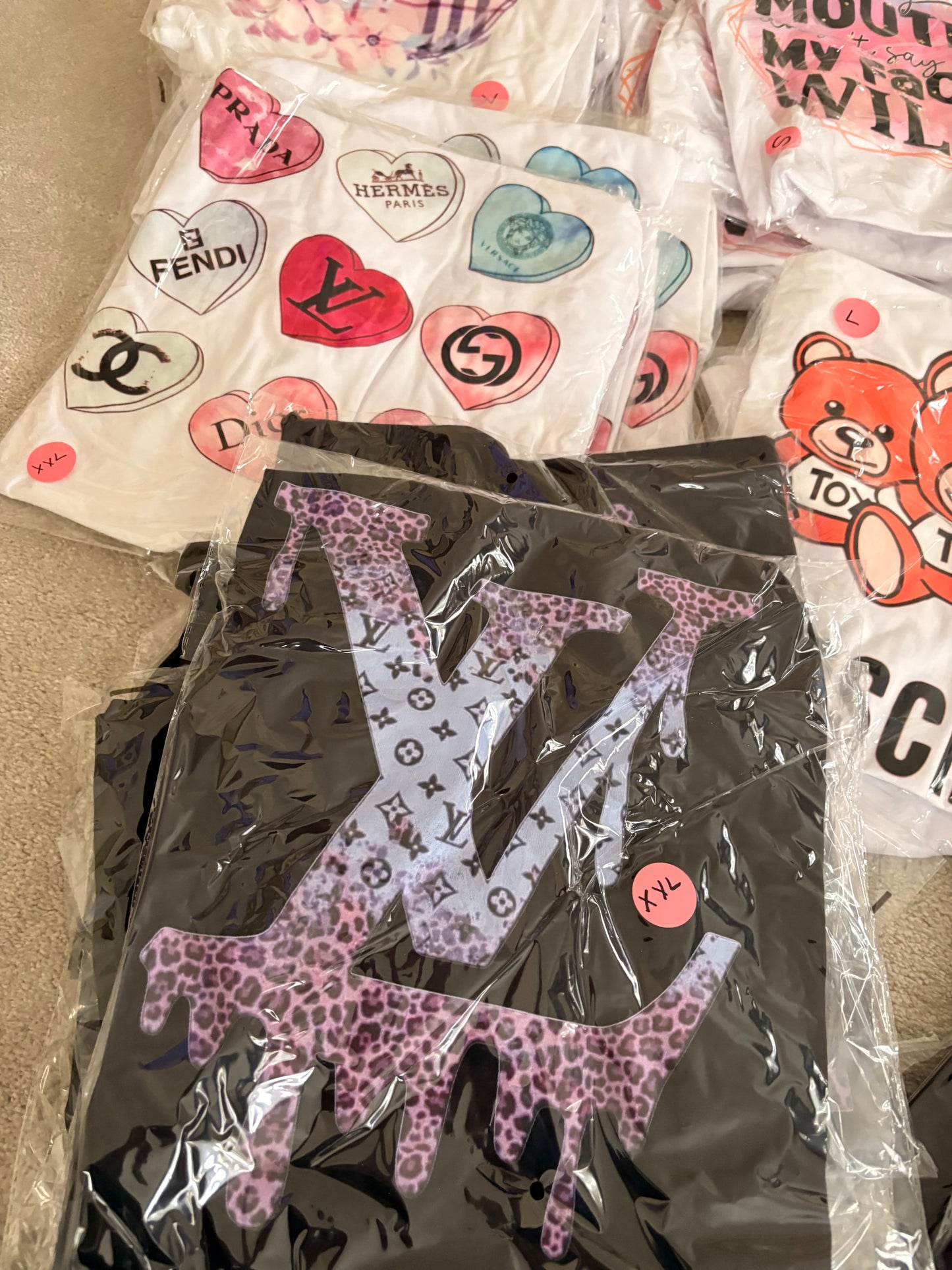 Clearance Printed Women’s T-Shirts – Various Designs (Limited Stock)