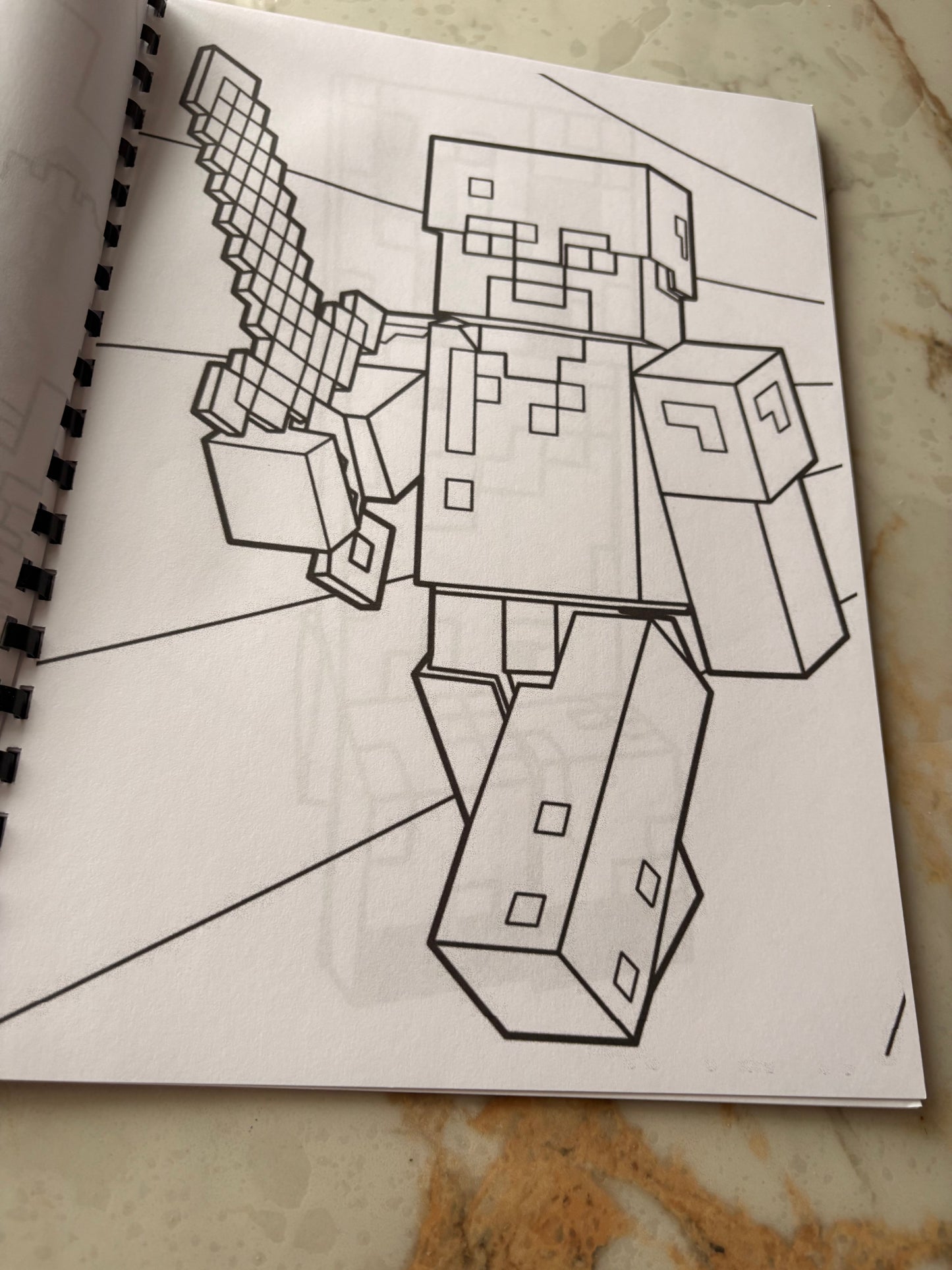 Minecraft Colouring Book