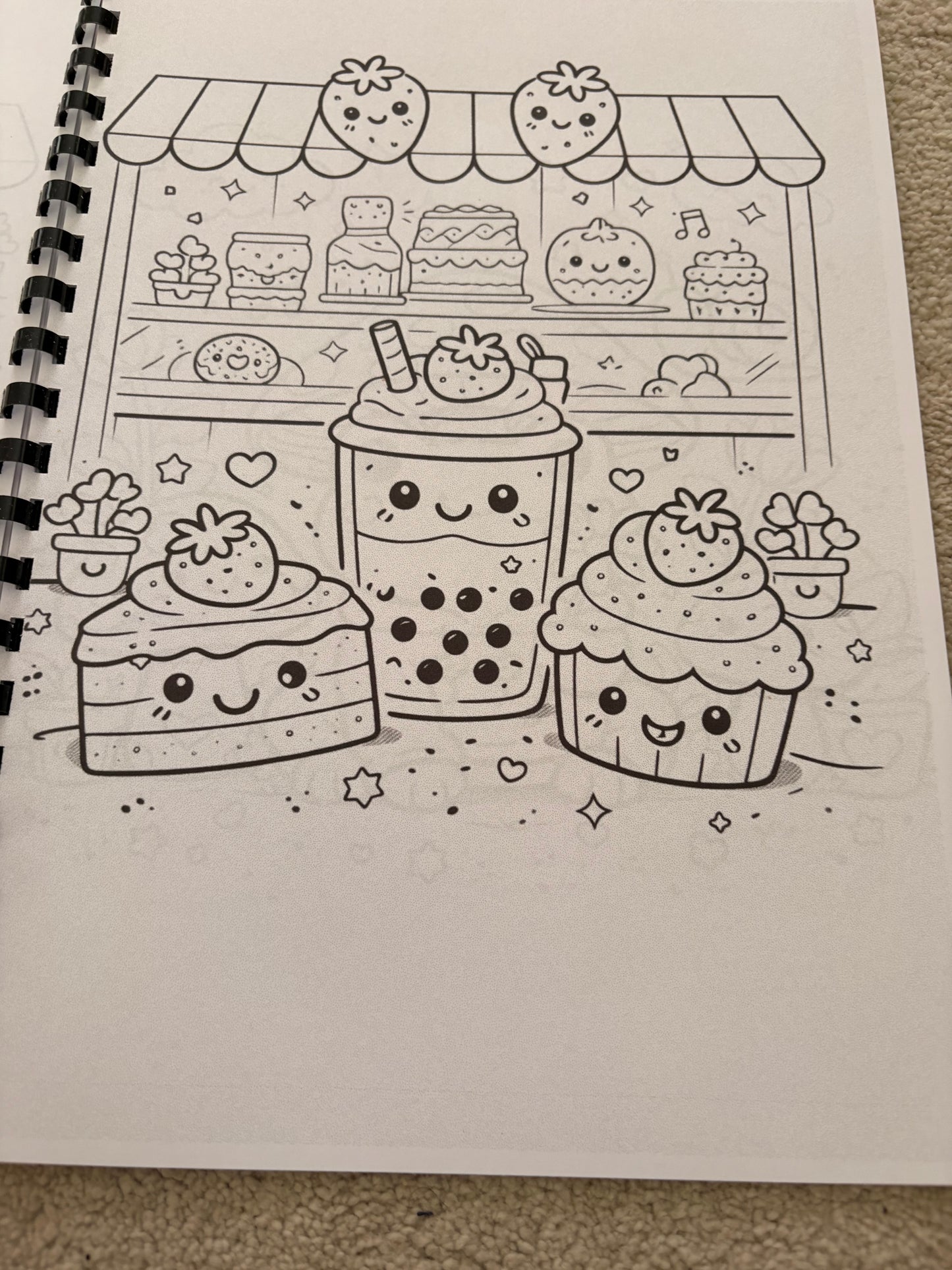 Cute Kawaii Colouring Book for Kids