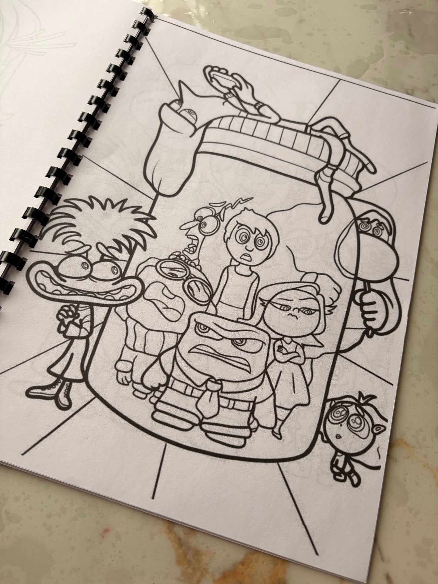 Inside Out Colouring Book