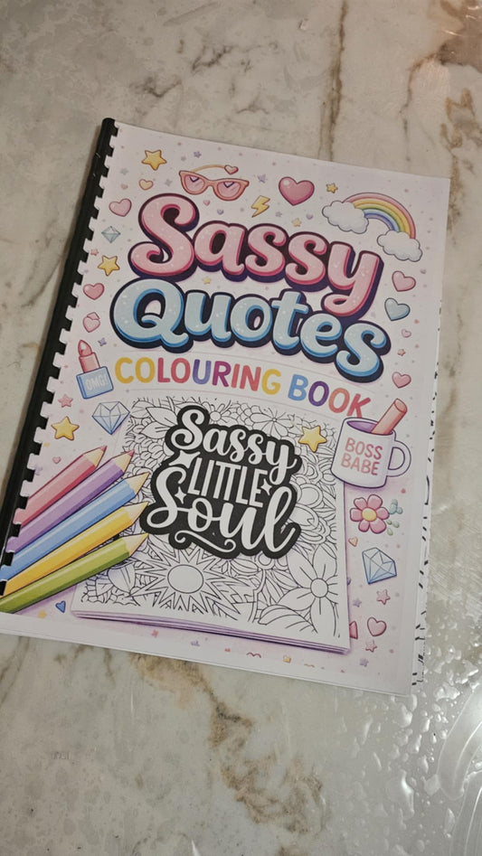 Sassy Quotes - Colouring Book