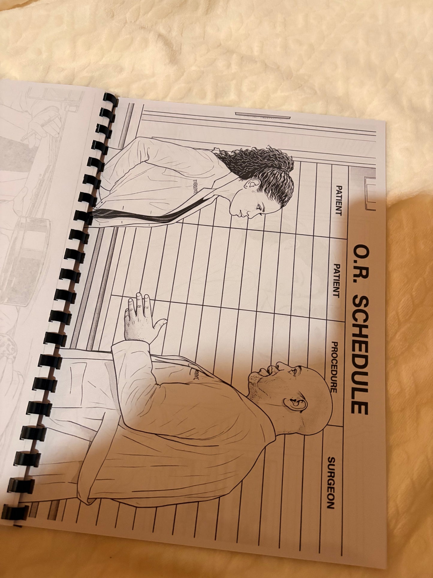 🩺 Medical Drama Inspired Colouring Book | Surgeon & Hospital Theme | A4 Adult Colouring Book