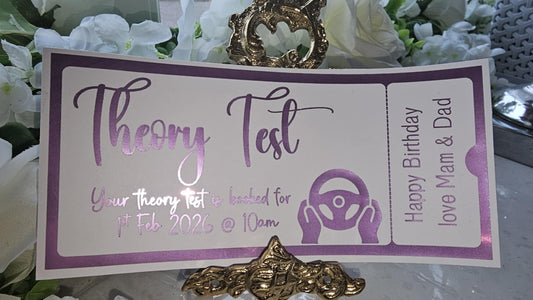 Theory Test Ticket Gift