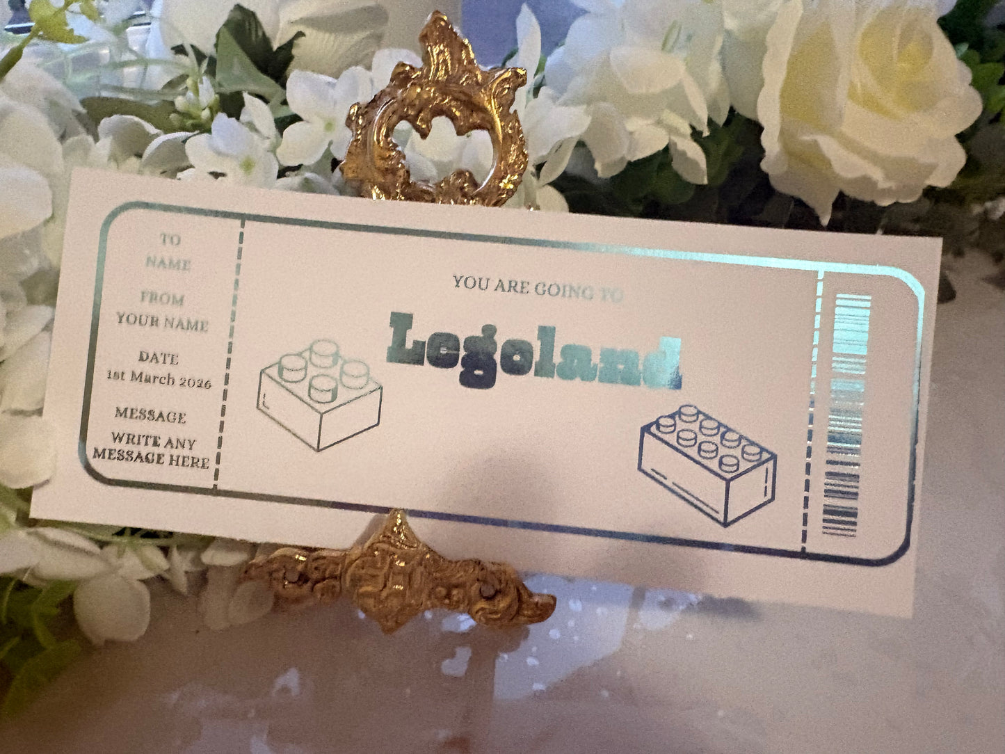 Personalised Days Out Foil Ticket