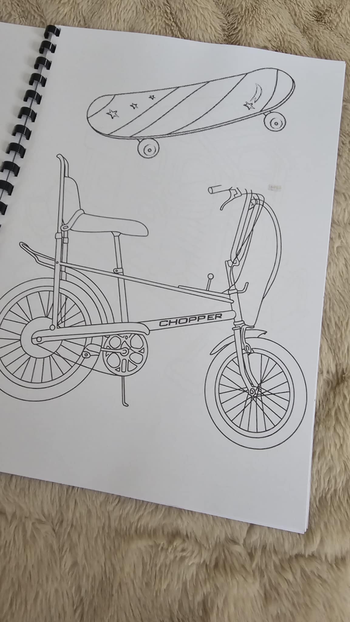 80s Retro Colouring Book