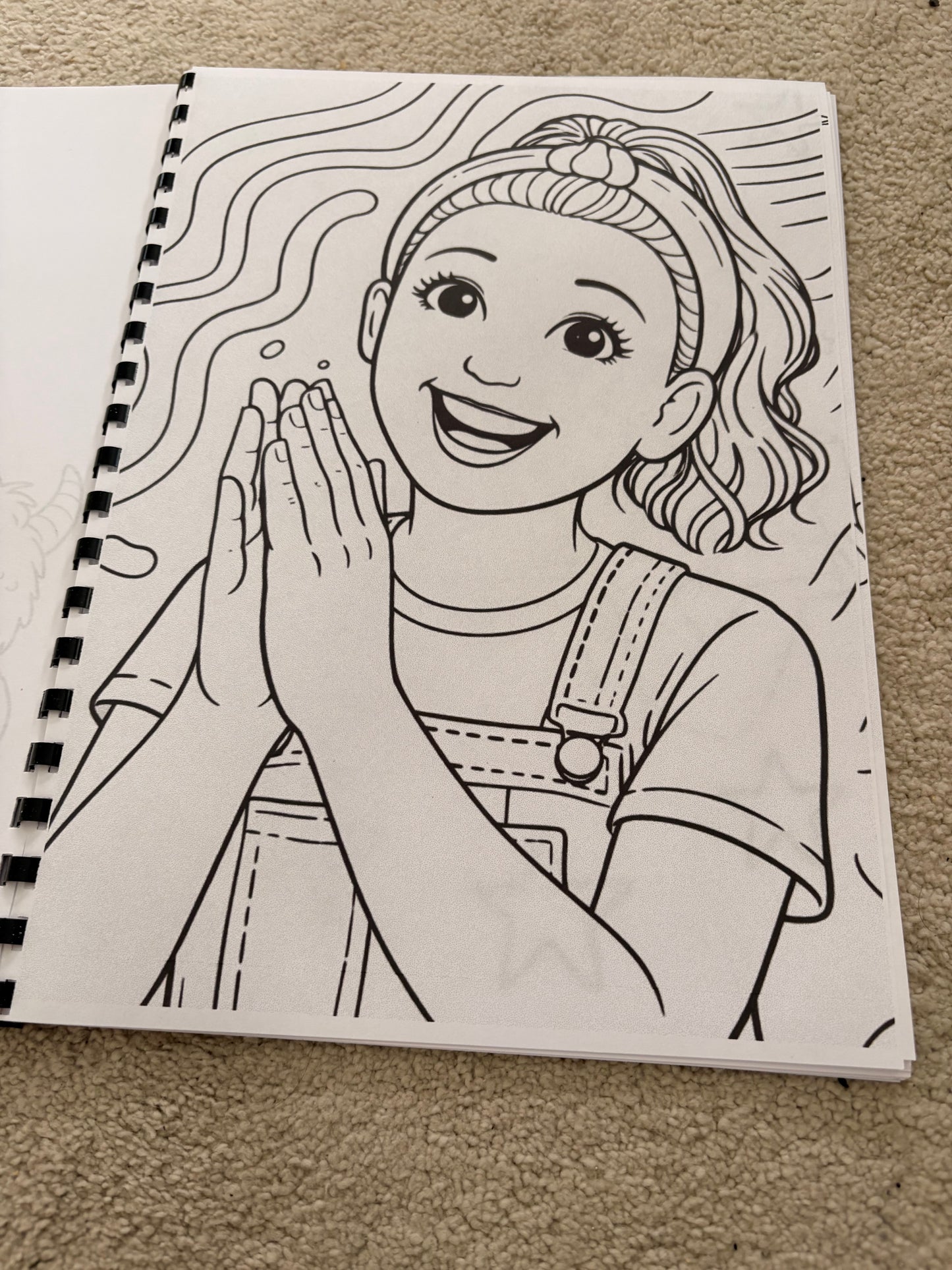 Miss Rachel Inspired Kids Colouring Book