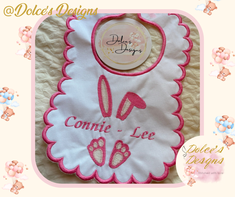 Cute Easter Handmade Bib