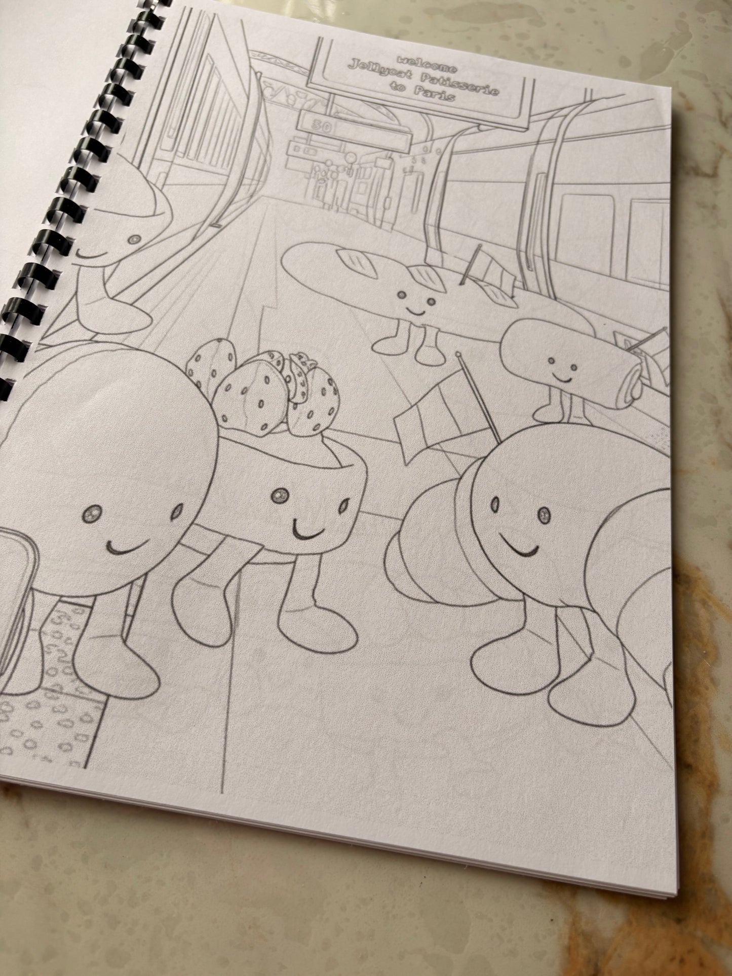 Jellycat Scene Colouring Book